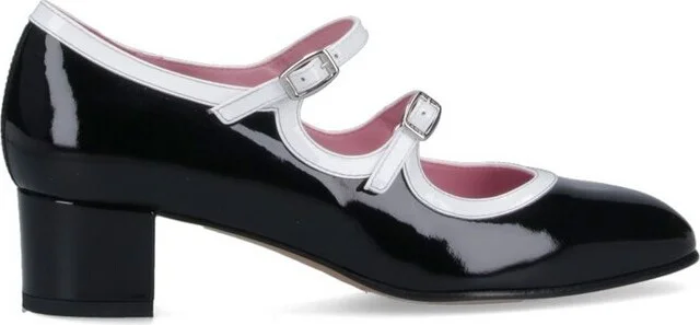Carel Classic Double Strap Pumps