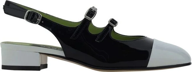 Carel Paris Abricot Slingback Mary Jane Pumps