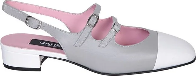 Carel Paris Abricot Slingback Mary Janes Pumps