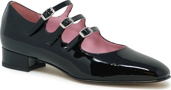 Carel Paris Black Patent Leather Ballet Shoes - Image 2