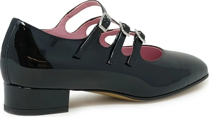 Carel Paris Black Patent Leather Ballet Shoes - Image 3