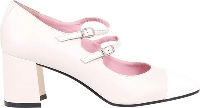Carel Paris Cherry Square Toe Pumps
