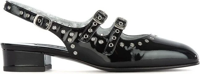 Carel Paris Queen Buckled Ballet Flats