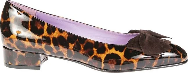 Carel Princesse Leopard Printed Ballet Flats