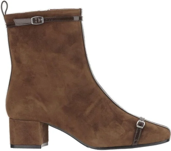 Carel Start Strap Detailed Ankle Boots