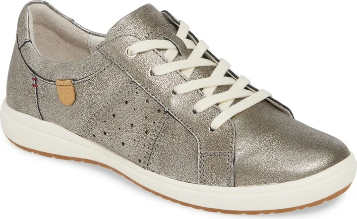 Platin Metallic Leather