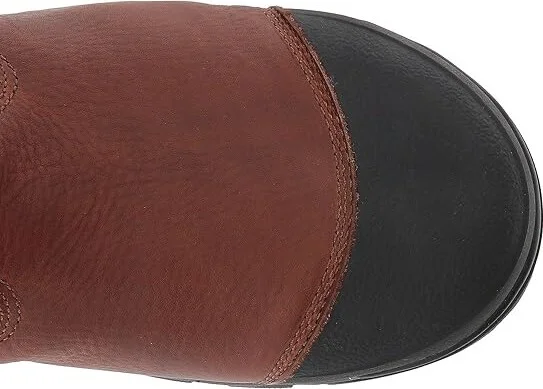 Carhartt 10 Waterproof Comp Toe Pull-On Work Boot Men's Work Boots Brown Leather : 8 D - Medium, Textile/Leather - Image 3