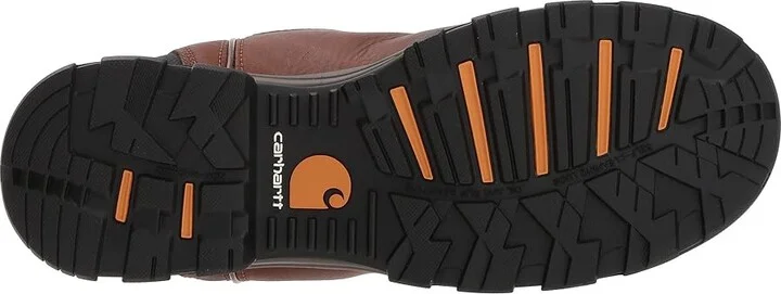 Carhartt 10 Waterproof Comp Toe Pull-On Work Boot Men's Work Boots Brown Leather : 8 D - Medium, Textile/Leather - Image 4