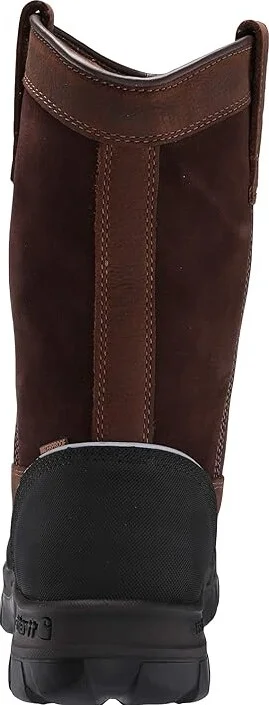 Carhartt 11 Wellington Waterproof Metguard Comp Toe Industrial Boot Men's Work Boots Brown Oil Tan/Black Coated : 11 D - Medium - Image 5