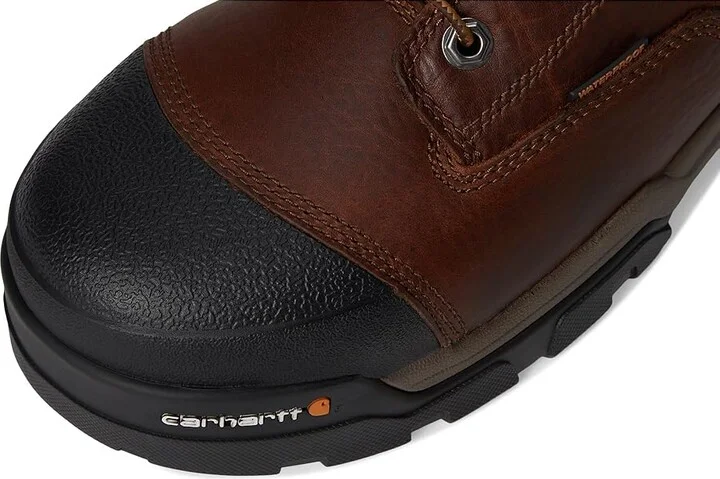Carhartt 6 Ground Force Waterproof Composite Toe Work Boot Men's Work Lace-up Boots Brown Oil Tanned Leather : 8 D - Medium - Image 3