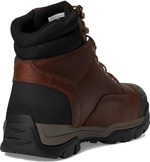 Carhartt 6 Ground Force Waterproof Composite Toe Work Boot Men's Work Lace-up Boots Brown Oil Tanned Leather : 8 D - Medium - Image 5