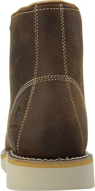 Carhartt 6-Inch Non-Safety Toe Wedge Boot Men's Work Boots Brown Oil Tanned Leather : 9 D - Medium - Image 5