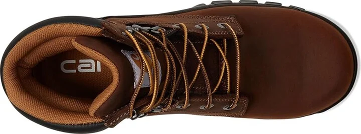 Carhartt 6-Inch Work-Flextm Comp Toe Work Boot Men's Work Boots Brown : 8 D - Medium, Leather - Image 3