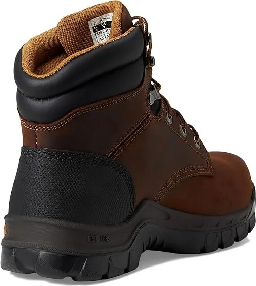 Carhartt 6-Inch Work-Flextm Comp Toe Work Boot Men's Work Boots Brown : 8 D - Medium, Leather - Image 5