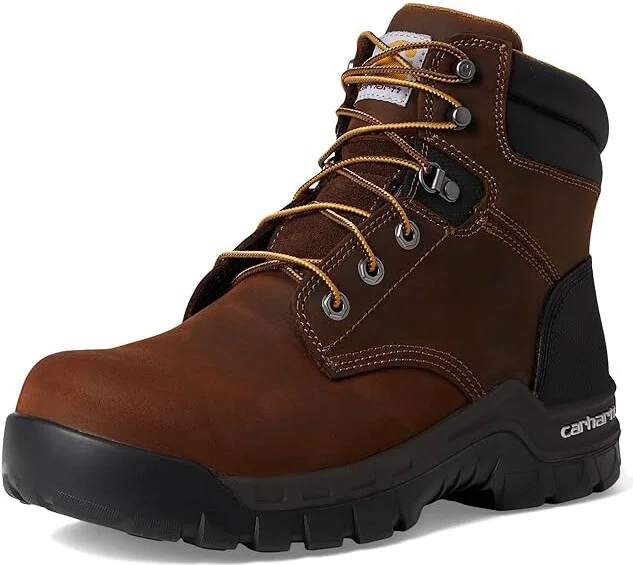 Carhartt 6-Inch Work-Flextm Comp Toe Work Boot Men's Work Boots Brown : 8 D - Medium, Leather - Image 6