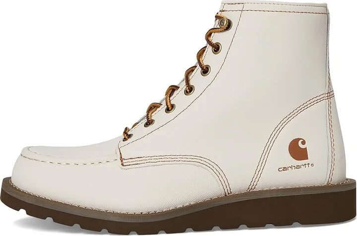 Carhartt 6 Moc Toe Wedge Boot Women's Boots Natural : 8 B - Medium, Leather - Image 6