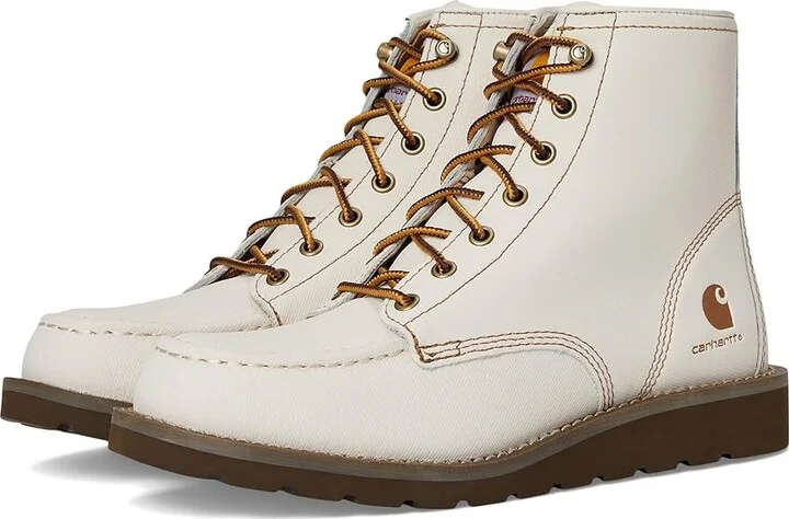 Carhartt 6 Moc Toe Wedge Boot Women's Boots Natural : 8 B - Medium, Leather
