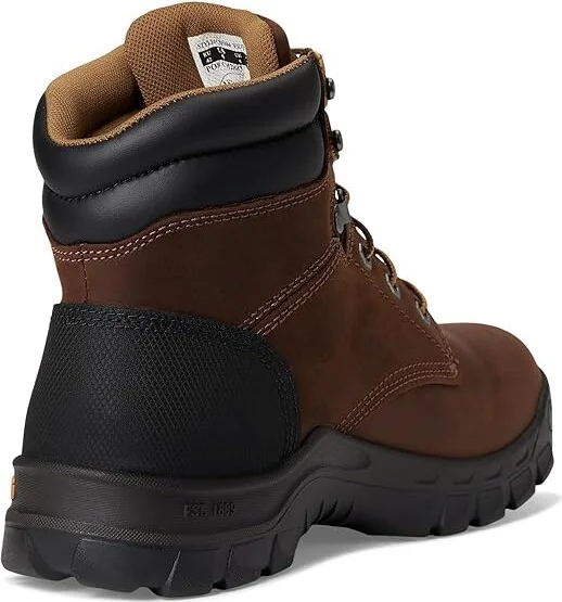 Carhartt 6 Rugged Flex Soft Toe Work Boot Men's Work Boots Brown : 8 D - Medium, Leather - Image 5
