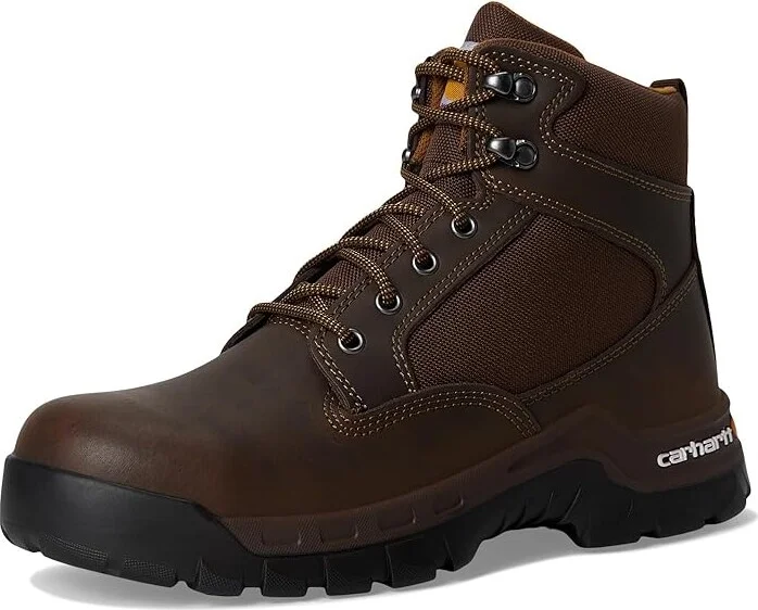 Carhartt 6 Rugged Flex Steel Toe Men's Boots Dark Brown Leather/Synthetic : 8 D - Medium - Image 5