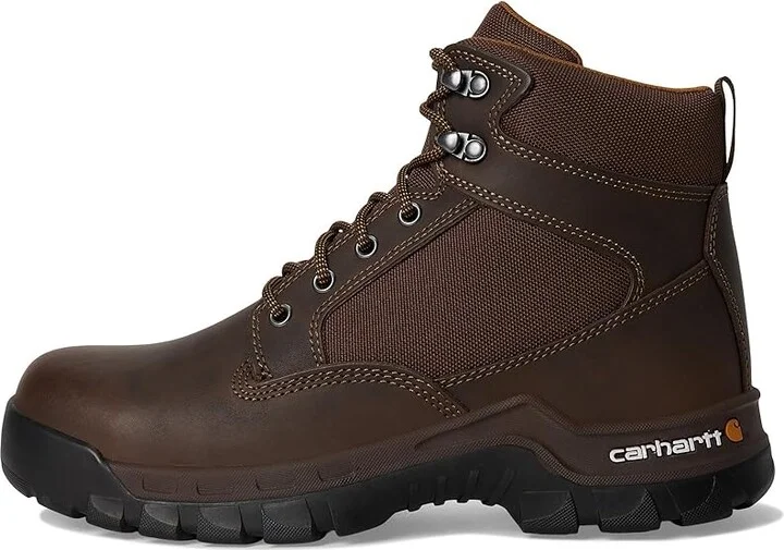 Carhartt 6 Rugged Flex Steel Toe Men's Boots Dark Brown Leather/Synthetic : 8 D - Medium - Image 6