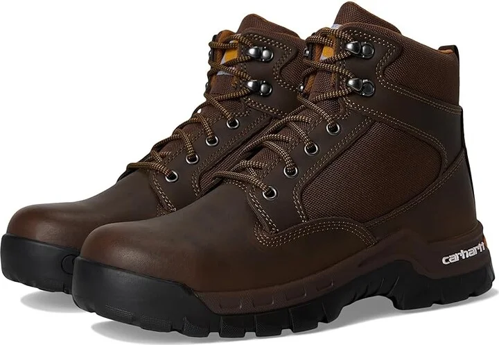 Carhartt 6 Rugged Flex Steel Toe Men's Boots Dark Brown Leather/Synthetic : 8 D - Medium
