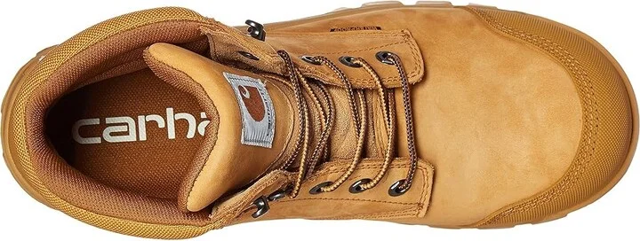 Carhartt 6 Rugged Flex Waterproof Comp Toe Work Boot Men's Work Boots Wheat Oil Tanned Leather : 8 D - Medium - Image 3