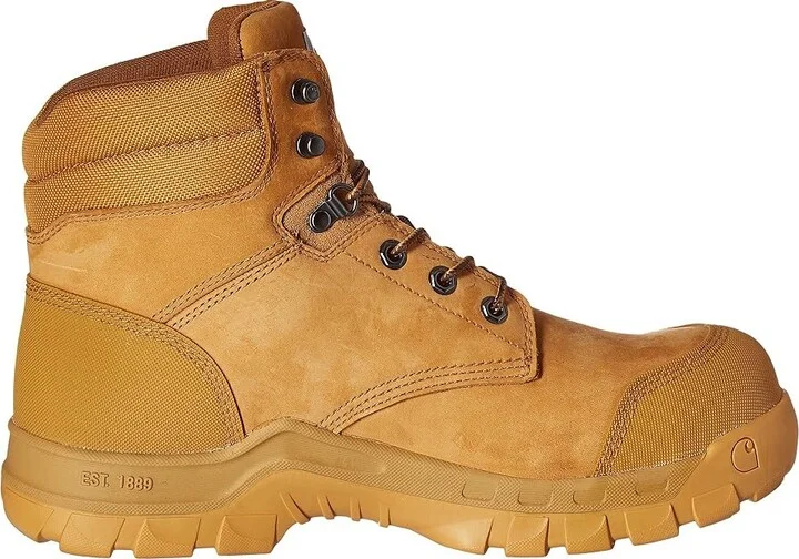 Carhartt 6 Rugged Flex Waterproof Comp Toe Work Boot Men's Work Boots Wheat Oil Tanned Leather : 8 D - Medium - Image 8