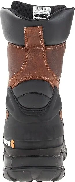 Carhartt CMC1259 10 Pac Safety Toe Boot Men's Work Boots Brown Oil Tanned Leather : 8 D - Medium, Cordura/Leather - Image 5