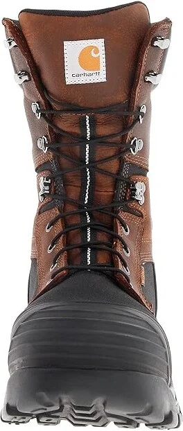 Carhartt CMC1259 10 Pac Safety Toe Boot Men's Work Boots Brown Oil Tanned Leather : 8 D - Medium, Cordura/Leather - Image 6