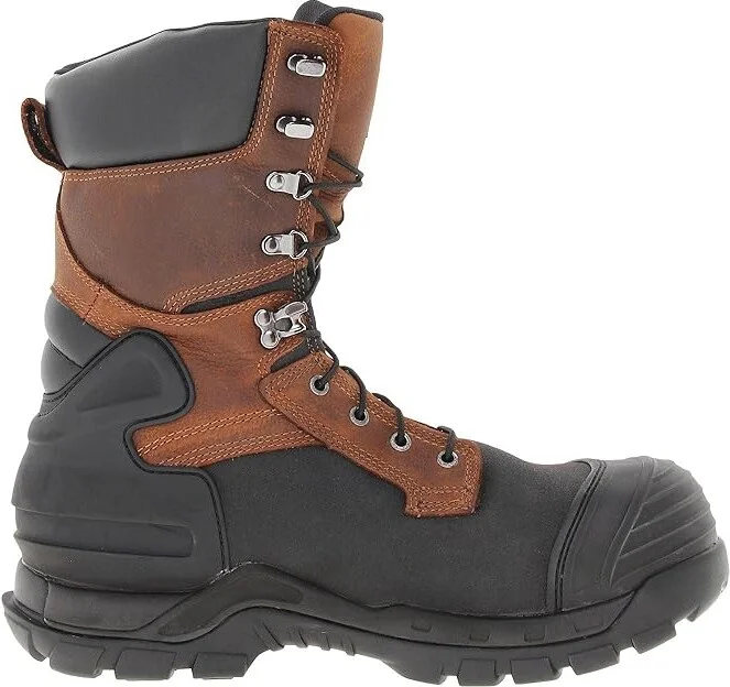 Carhartt CMC1259 10 Pac Safety Toe Boot Men's Work Boots Brown Oil Tanned Leather : 8 D - Medium, Cordura/Leather - Image 8