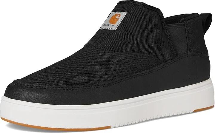 Carhartt Detroit Canvas Mid Slip-On Men's Work Lace-up Boots Black : 8.5 D - Medium - Image 5