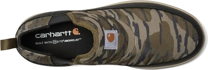 Carhartt Detroit Canvas Mid Slip-On Men's Work Lace-up Boots Mossy Oak : 7.5 D - Medium - Image 2