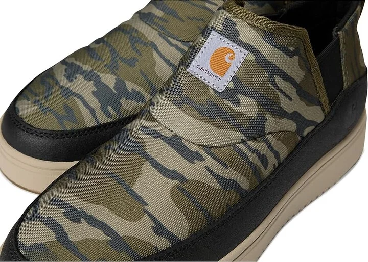 Carhartt Detroit Canvas Mid Slip-On Men's Work Lace-up Boots Mossy Oak : 7.5 D - Medium - Image 7