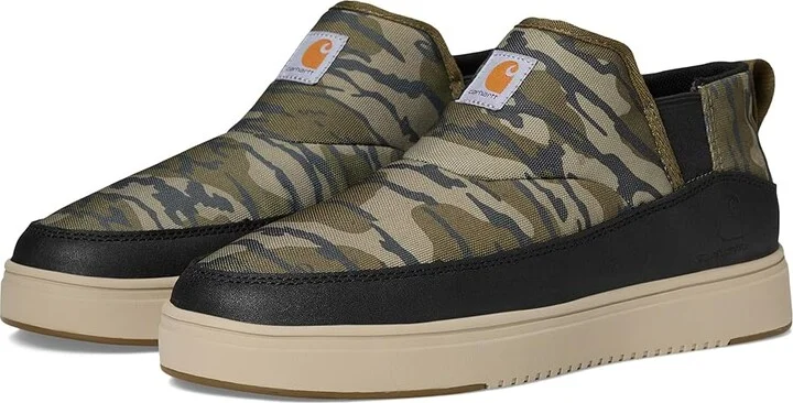 Carhartt Detroit Canvas Mid Slip-On Men's Work Lace-up Boots Mossy Oak : 7.5 D - Medium