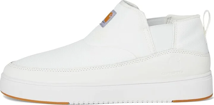Carhartt Detroit Canvas Mid Slip-On Men's Work Lace-up Boots White : 8.5 D - Medium - Image 6