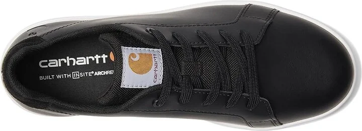 Carhartt Detroit Low Men's Shoes Black Leather : 7 D - Medium - Image 2