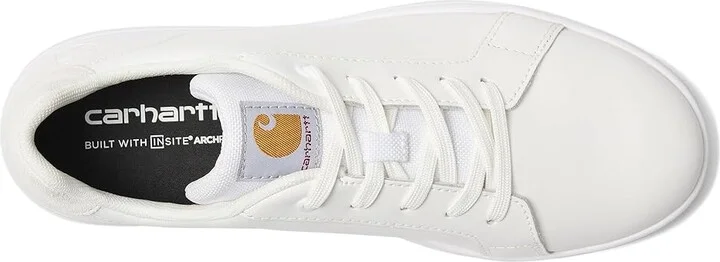 Carhartt Detroit Low Men's Shoes White Leather : 7 D - Medium - Image 2