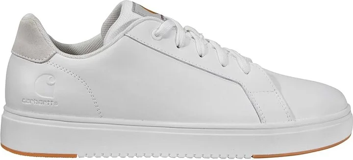 Carhartt Detroit Low Men's Shoes White Leather : 7 D - Medium - Image 7