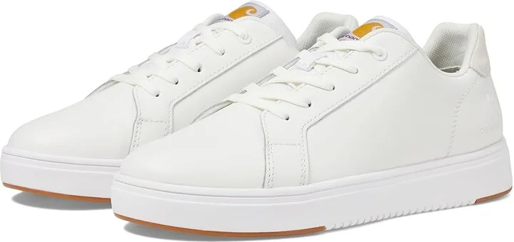 Carhartt Detroit Low Men's Shoes White Leather : 7 D - Medium