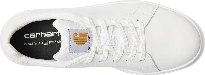 Carhartt Detroit Low Women's Shoes White Leather : 9.5 B - Medium, Canvas/Leather - Image 2