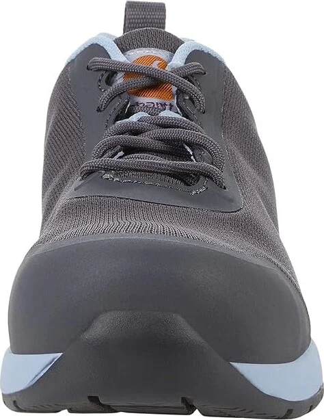 Carhartt Force 2 Nano Toe Work Sneaker Women's Shoes Charcoal/Powder Blue Trim : 6 B - Medium, Textile - Image 5