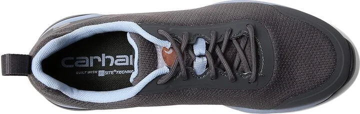 Carhartt Force 3 SD 35 Soft Toe Work Shoe Women's Shoes Charcoal/Powder Blue : 6.5 B - Medium, Synthetic/Textile - Image 2