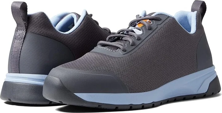 Carhartt Force 3 SD 35 Soft Toe Work Shoe Women's Shoes Charcoal/Powder Blue : 6.5 B - Medium, Synthetic/Textile