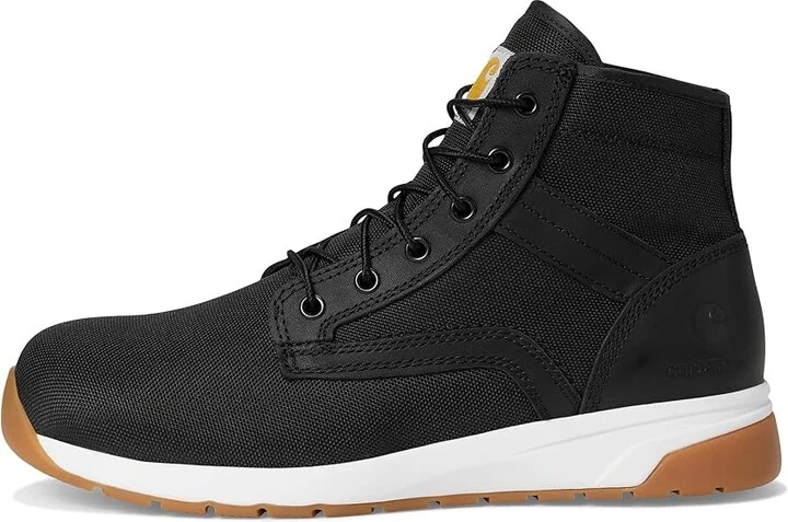 Carhartt Force 5 Lightweight Sneaker Boot Nano Comp Toe Men's Shoes Black Textile : 8.5 D - Medium, Leather - Image 6