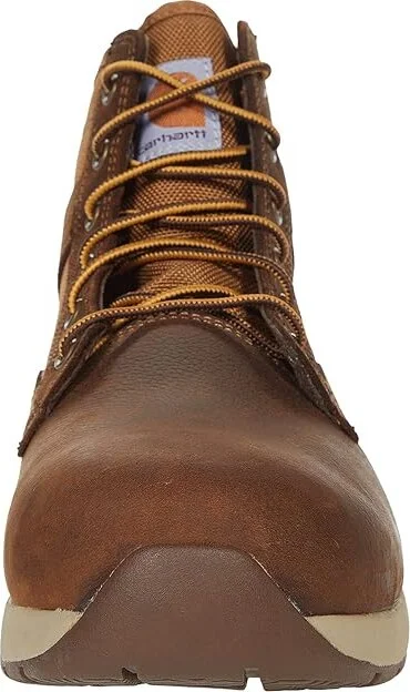 Carhartt Force 5 Lightweight Sneaker Boot Nano Comp Toe Men's Shoes Brown Leather/Tan Duck : 8 D - Medium - Image 5