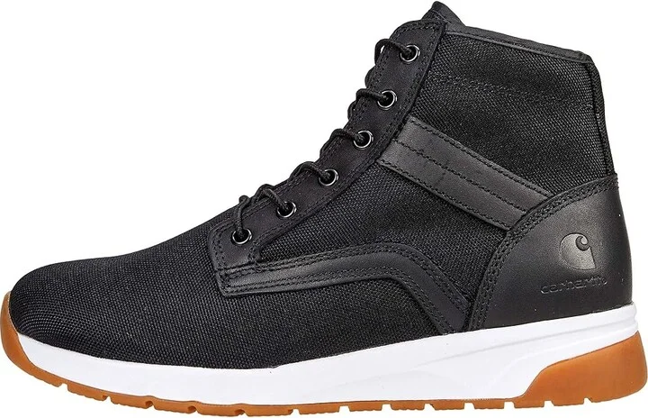 Carhartt Force 5 Lightweight Sneaker Boot Soft Toe Men's Shoes Black Textile : 8 D - Medium, Leather - Image 6