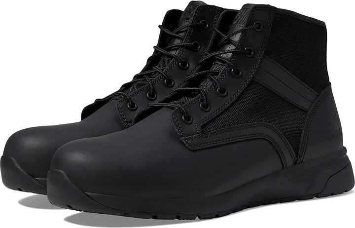 Carhartt Force 5 Nano Toe Lightweight Sneaker Boot Men's Boots Black : 7 D - Medium, Leather/Textile