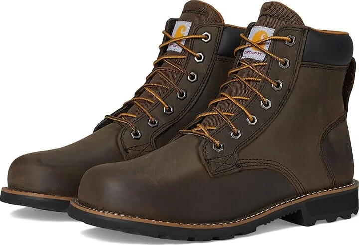 Carhartt Frontier 6 Water Resistant Boot Cowboy Boots Mossy Brown : 9 D - Medium, Leather