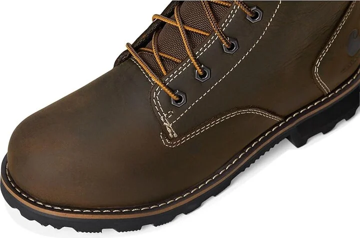 Carhartt Frontier 6 Water Resistant Boot Cowboy Women's Boots Mossy Brown : 6.5 B - Medium, Leather - Image 2