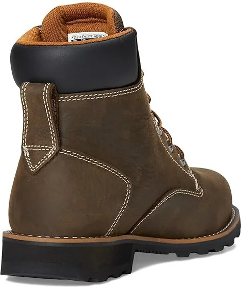 Carhartt Frontier 6 Water Resistant Boot Cowboy Women's Boots Mossy Brown : 6.5 B - Medium, Leather - Image 4